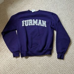 Purple Furman Crewneck Sweatshirt